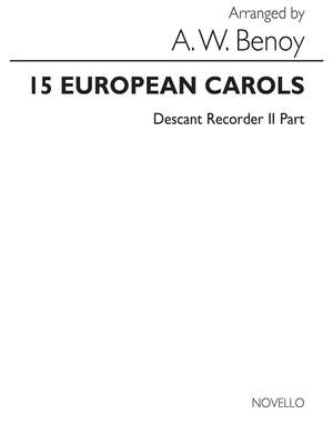 A.W. Benoy: 15 European Carols