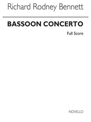 Richard Rodney Bennett: Concerto For Bassoon And Strings (Full Score)