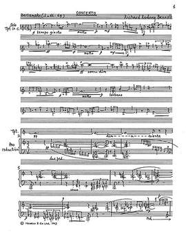 Richard Rodney Bennett: Concerto For Trumpet (Trumpet and Piano Reduction)