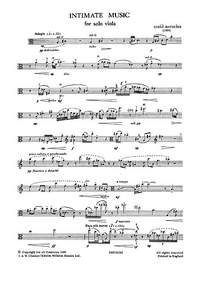 Lukas Matousek: Intimate Music for Viola Solo