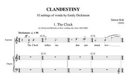 Simon Holt: Clandestiny
