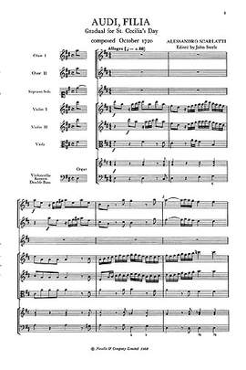 Alessandro Scarlatti: Audi Filia