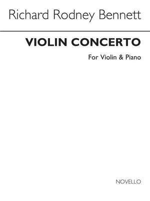 Richard Rodney Bennett: Concerto (Violin Part and Piano Reduction)