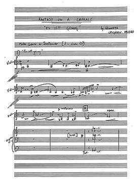 Kenneth Leighton: Fantasy On A Chorale Op.80