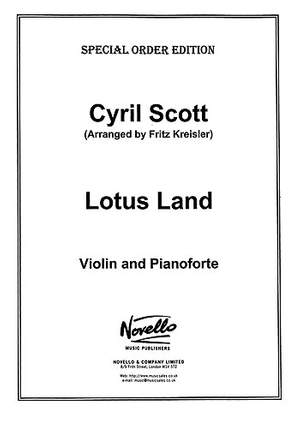 Cyril Scott: Lotus Land for Violin And Piano