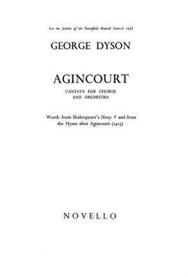 George Dyson: Agincourt