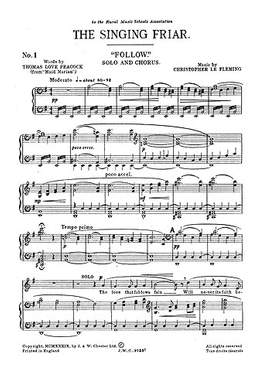 Christopher Le Fleming: Singing Friar Songs Of The Greenwood