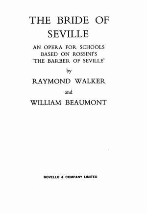 Raymond Walker_William Beaumont: Bride Of Seville