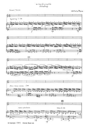 Anthony Payne: Adlestrop for Soprano and Piano (A4 Score)