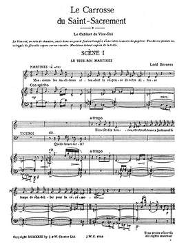 Lord Berners: Le Carrosse Du Saint Sacrement