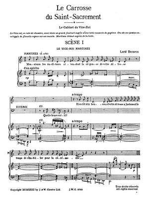 Lord Berners: Le Carrosse Du Saint Sacrement