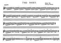 Philip Glass: Two Pages