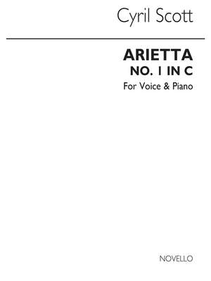 Cyril Scott: Arietta for Voice and Piano