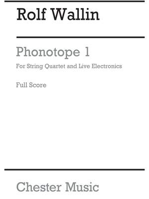 Rolf Wallin: Phonotope 1