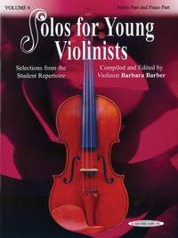 Solos for Young Violinists Violin Part and Piano Acc., Volume 6