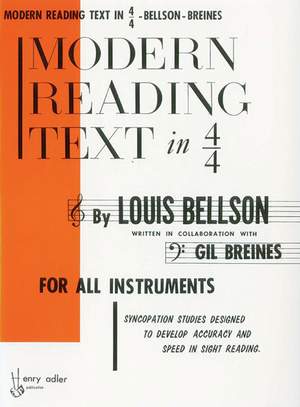 Gil Breines_Louis Bellson: Modern Reading Text In 4/4
