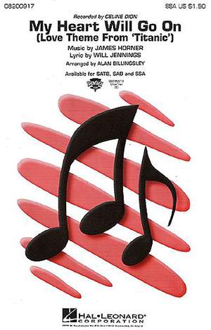 James Horner: My Heart Will Go On (SSA)