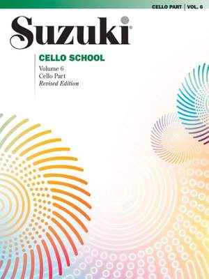 Suzuki Cello School Cello Part, Volume 6 (Revised)