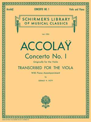 Jean-Baptiste Accolay: Concerto No. 1