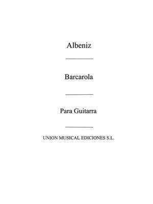 Isaac Albéniz: Barcarola Op.23