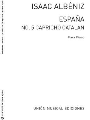 Isaac Albéniz: Capricho Catalan From Espana Op.165