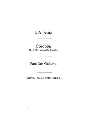 Isaac Albéniz: Cordoba No.4