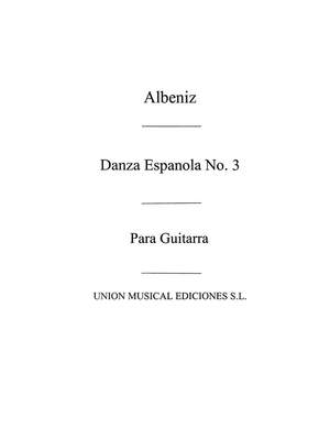 Isaac Albéniz: Danza Espanola No.3