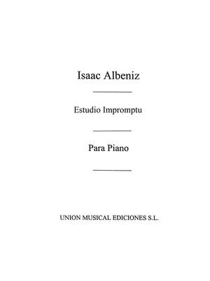 Isaac Albéniz: Estudio Impromptu Op.56