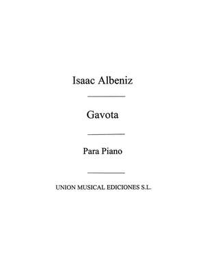 Isaac Albéniz: Gavota No.2 From Tercera Suite Ancienne For Piano