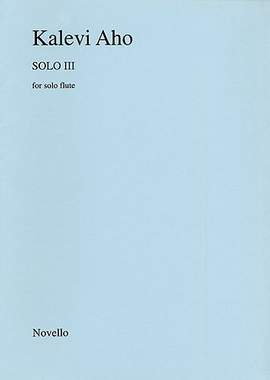 Kalevi Aho: Solo III for flute