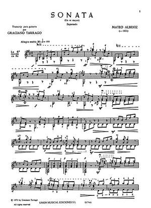 Sonata In Re Mayor D Major Zapateado