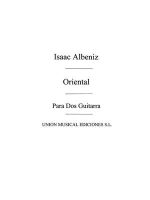 Isaac Albéniz: Oriental