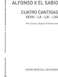 Cuatro Cantigas for Voice (Transc.Pedrell)