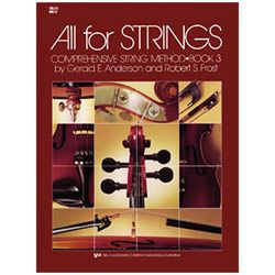 Robert S. Frost_Gerald E. Anderson: All For Strings Book 3 - Cello
