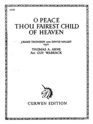 Thomas Augustine Arne: O Peace Thou Fairest Child Of Heaven