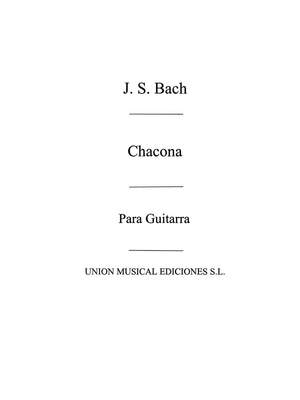 Chacona De La Partita IV (Azpiazu)for Guitar