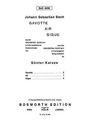 Gavotte, Air And Gigue