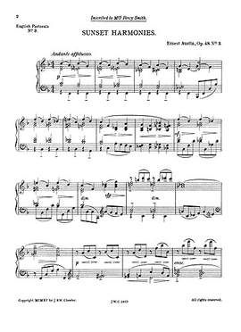 Ernest Austin: Sunset Harmonies (Piano)