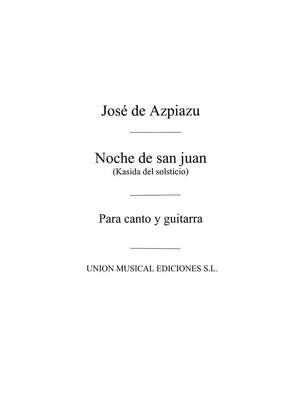 Noche De San Juan Kasida Del Solsticio