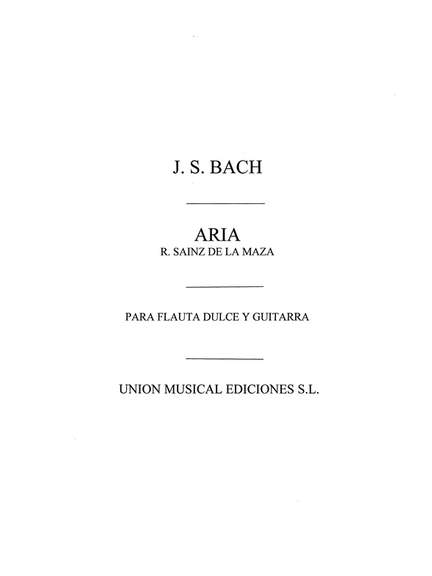 Aria De La Suite No.3