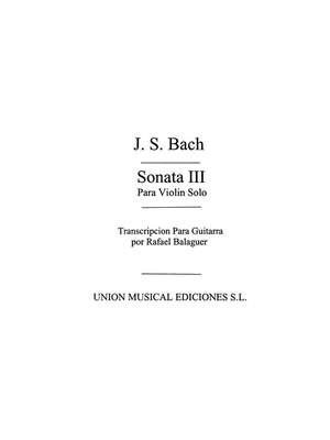 Sonata No.3 Para Violin Solo
