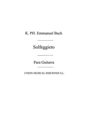 Carl Philipp Emanuel Bach: Solfeggietto (Guitar)