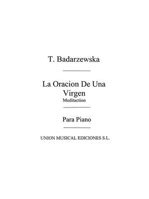 La Oracion De Una Virgen For Piano