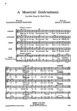 Edgar L. Bainton: A Musical Instrument