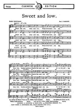 Joseph Barnby: Sweet and Low