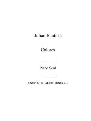 Colores, Seis Piezas For Piano