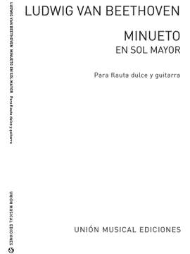 Ludwig van Beethoven: Minueto En Sol Mayor