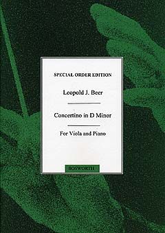 Leopold Josef Beer: Concertino in D minor Op. 81