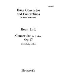 Leopold Josef Beer: Concertino In E Minor Op. 47