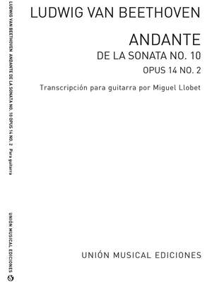 Ludwig van Beethoven: Andante De La Sonata No10